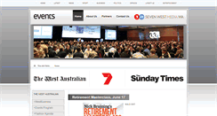 Desktop Screenshot of events.thewest.com.au